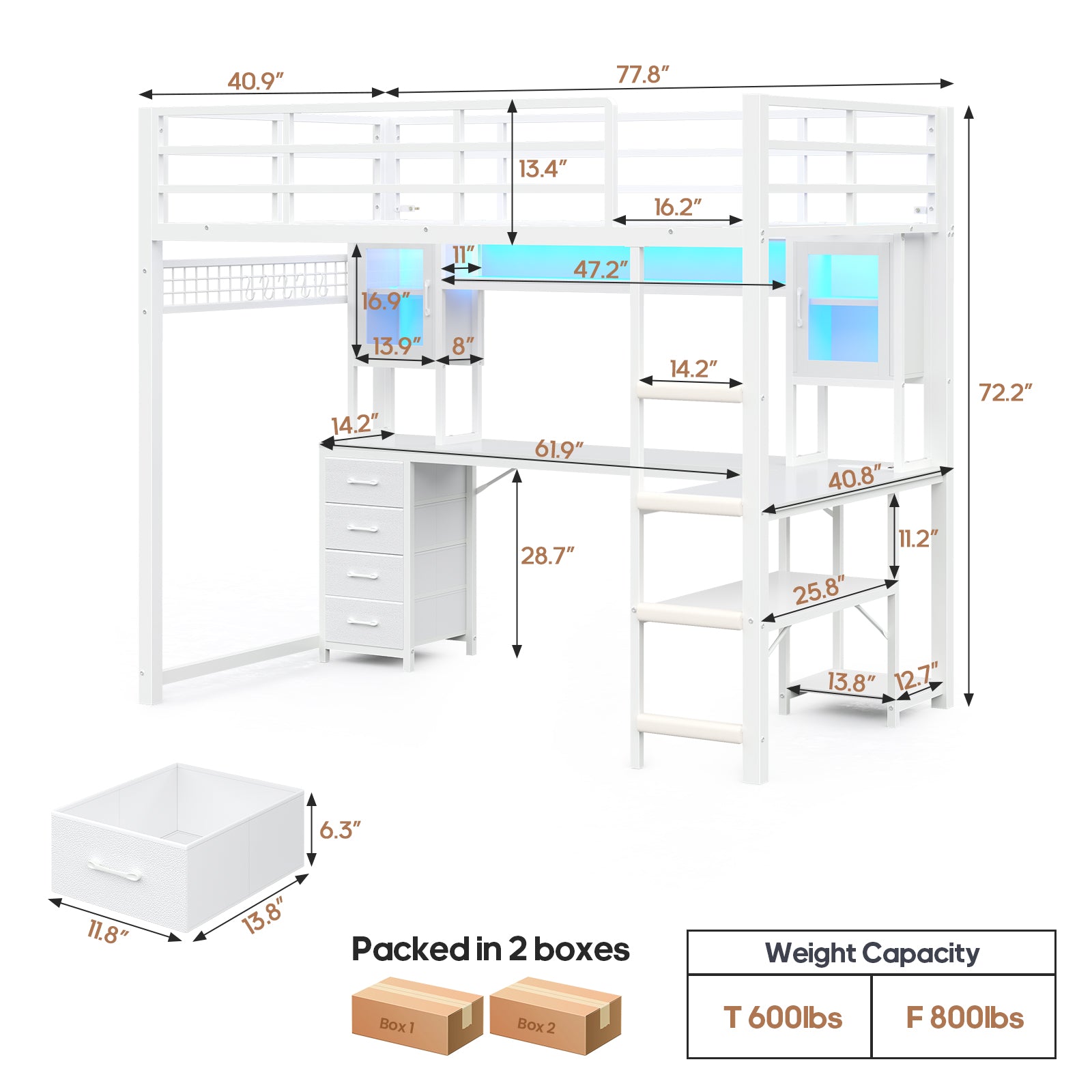 2 person desk